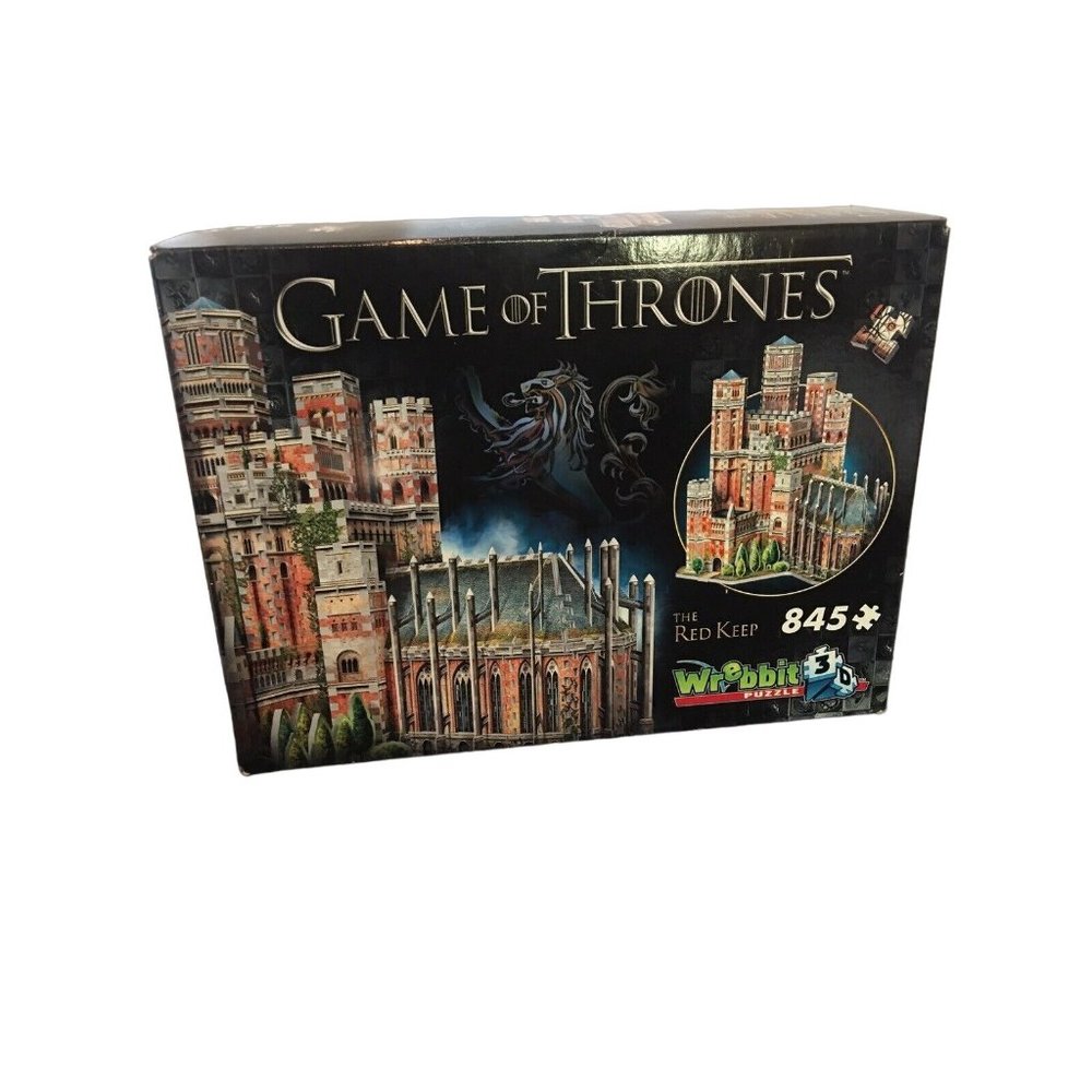 Game Of Thrones The Red Keep 845 Piece 3D Wrebbit Puzzle - NEW/SEALED